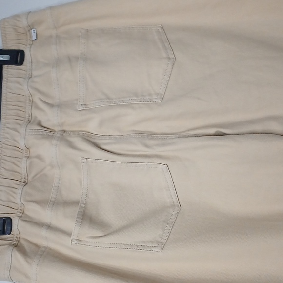 French Connection Tan Pants, Adjustable Waist, Gentle Used, SZ 14, Super Stretch - Picture 6 of 8